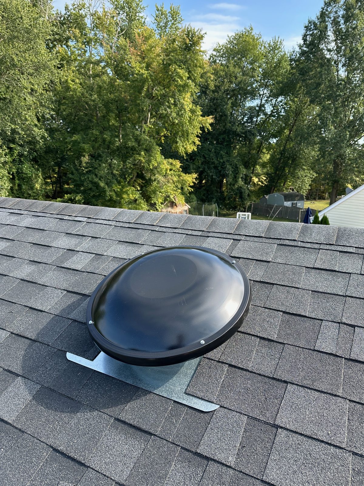Attic fan installation