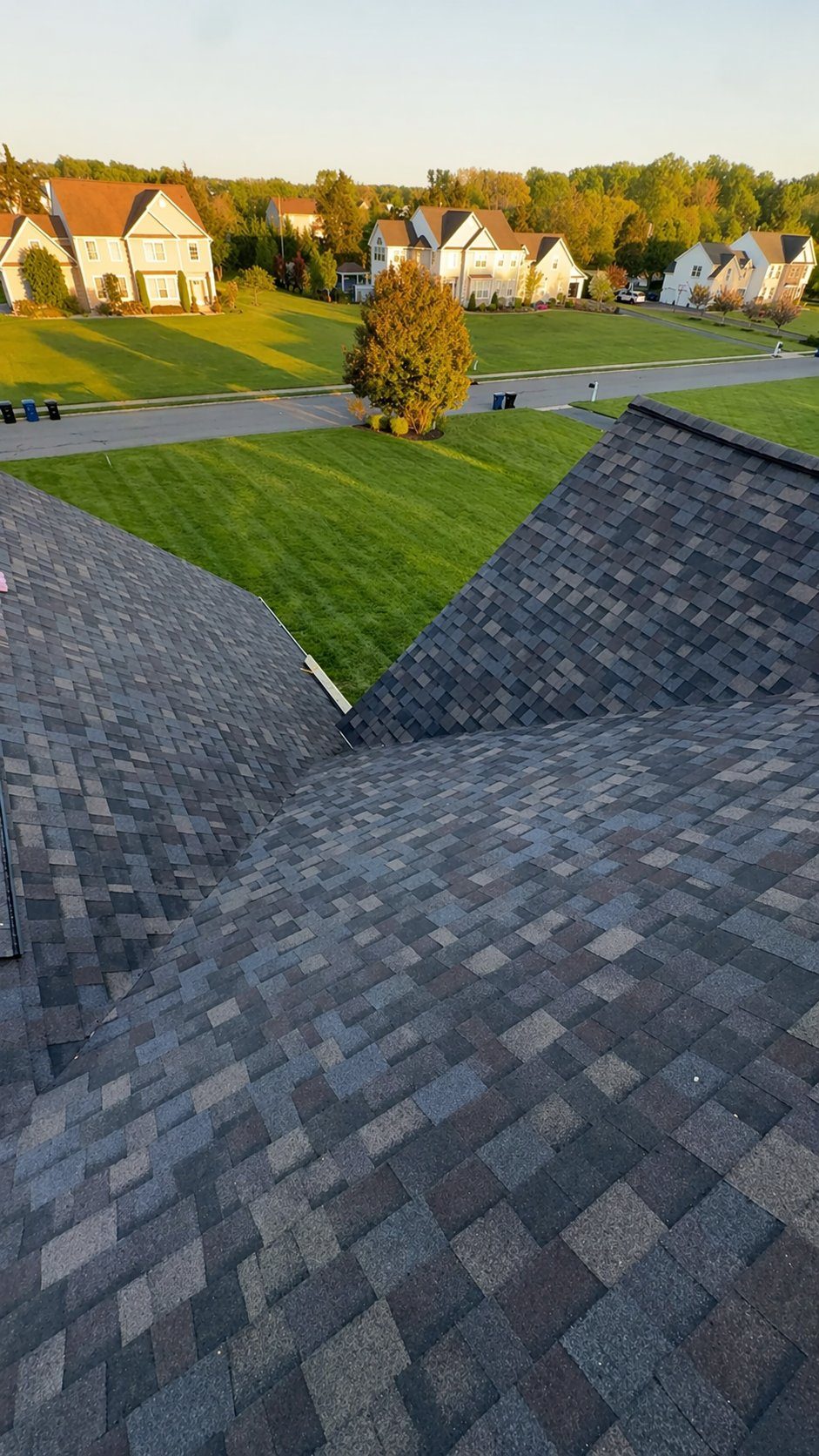 Completed roof replacement - High & Dry Roofing