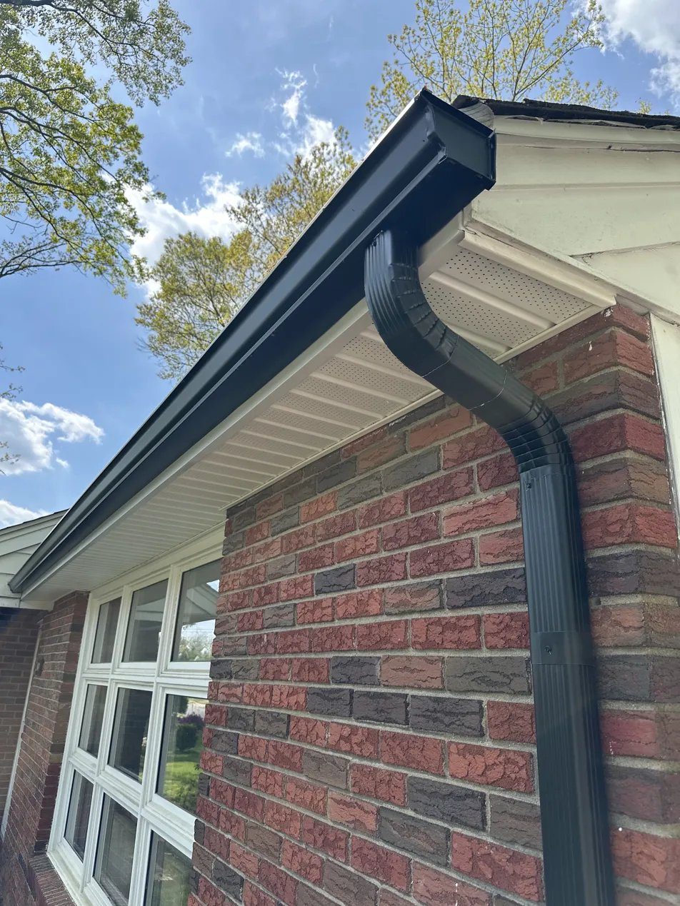 Gutter soffit and fascia